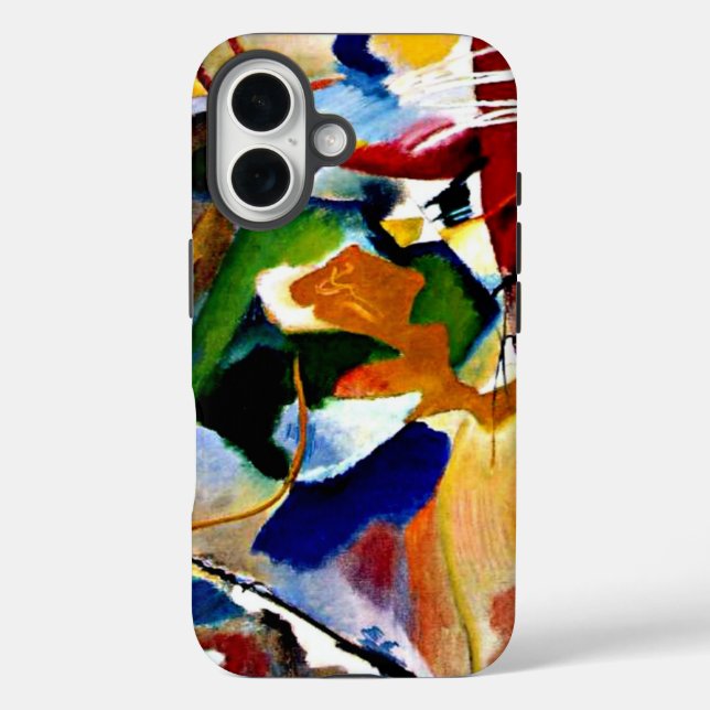 Kandinsky - Painting with Green Centre Case-Mate iPhone Case (Back)