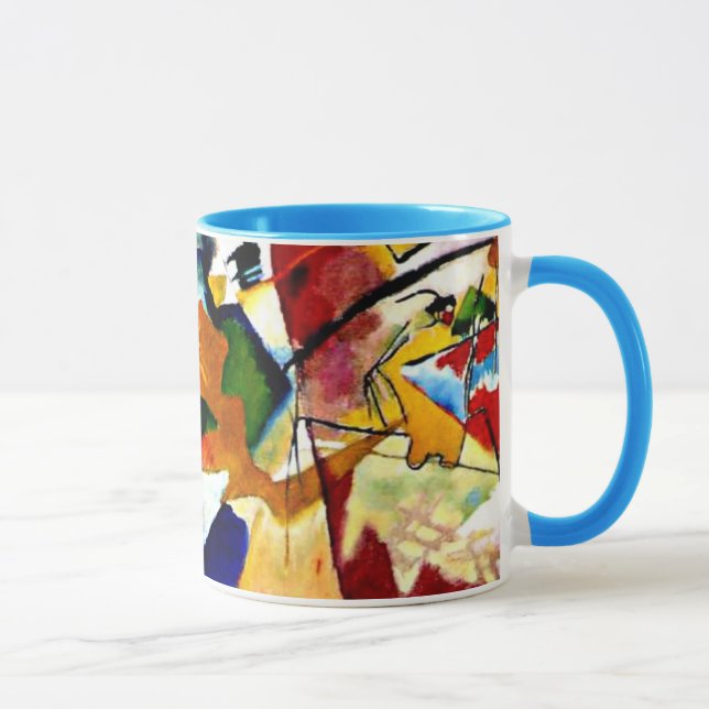 Kandinsky - Painting with Green Centre Mug (Right)