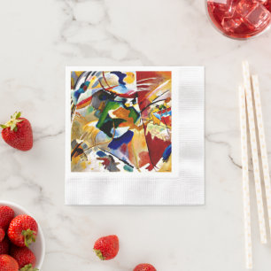 Kandinsky - Painting with Green Centre Napkin