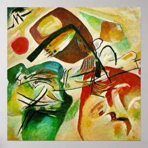 Kandinsky - Picture with a Black Arch, Poster
