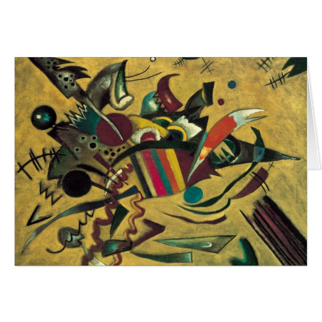 Kandinsky Points Abstract Canvas Painting (Front Horizontal)