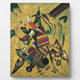 Kandinsky Points Abstract Canvas Painting Plaque