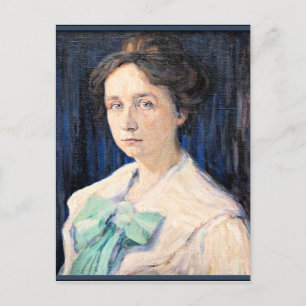 Kandinsky - Portrait of Gabriele Munter Postcard