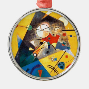Kandinsky Quiet Harmony Abstract Art Metal Tree Decoration