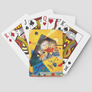 Kandinsky Quiet Harmony Abstract Art Playing Cards