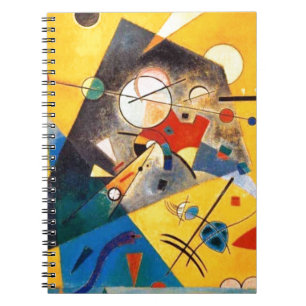 Kandinsky Quiet Harmony Abstract Art Spiral Notebook