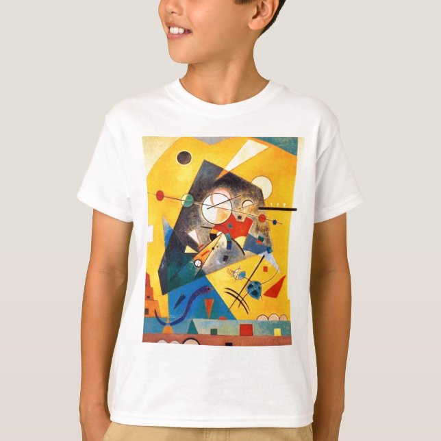 Kandinsky Quiet Harmony Abstract Art T-Shirt (Front)