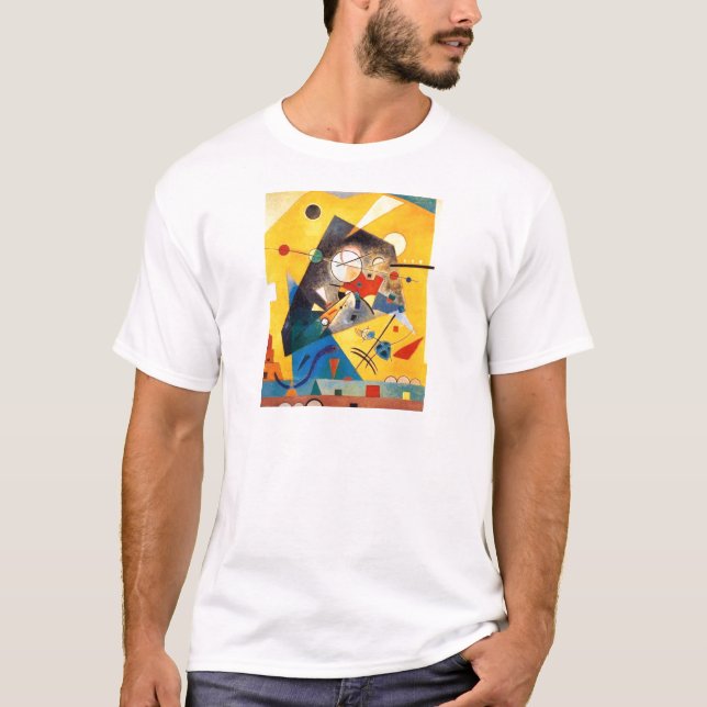 Kandinsky Quiet Harmony Abstract Art T-Shirt (Front)