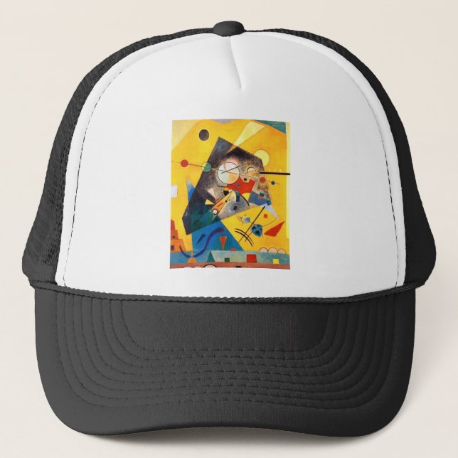 Kandinsky Quiet Harmony Abstract Art Trucker Hat (Front)