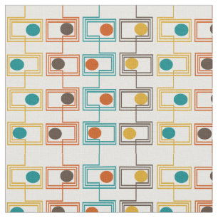 Kandinsky Rectangles with Ovals  Fabric