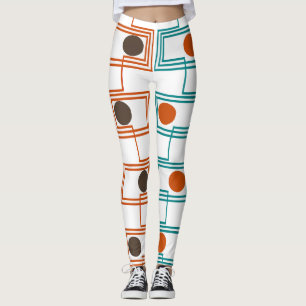 Kandinsky Rectangles with Ovals Leggings