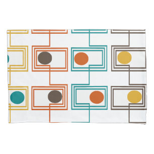 Kandinsky Rectangles with Ovals Pillowcase