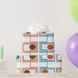 Kandinsky Rectangles with Ovals Wrapping Paper