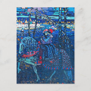 Kandinsky - Riding Couple Postcard