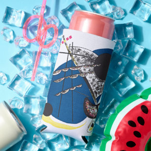 Kandinsky’s Iconic Art Small Worlds II  Seltzer Can Cooler
