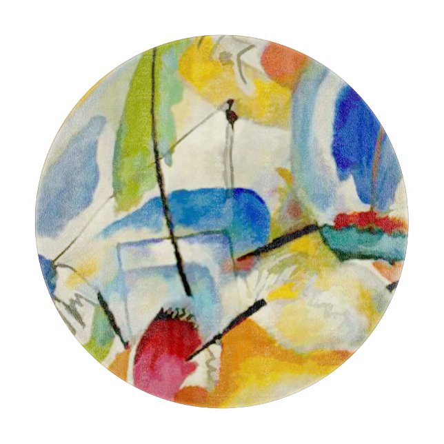 Kandinsky Sea Battle 1913 Cutting Board (Front)