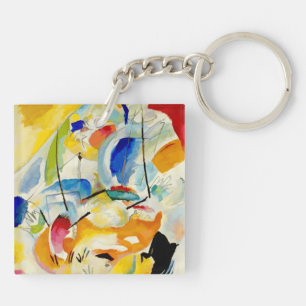 Kandinsky Sea Battle 1913 Key Ring