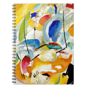 Kandinsky Sea Battle 1913 Spiral Notebook