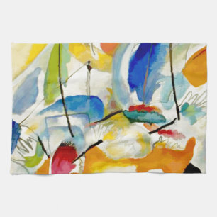 Kandinsky Sea Battle 1913 Tea Towel