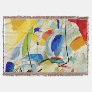 Kandinsky Sea Battle 1913 Throw Blanket