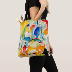 Kandinsky Sea Battle 1913 Tote Bag