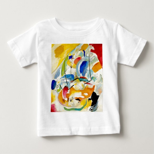 Kandinsky Sea Battle Painting 1913 Baby T-Shirt (Front)