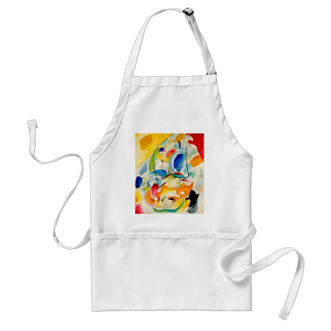 Kandinsky Sea Battle Painting 1913 Standard Apron (Front)