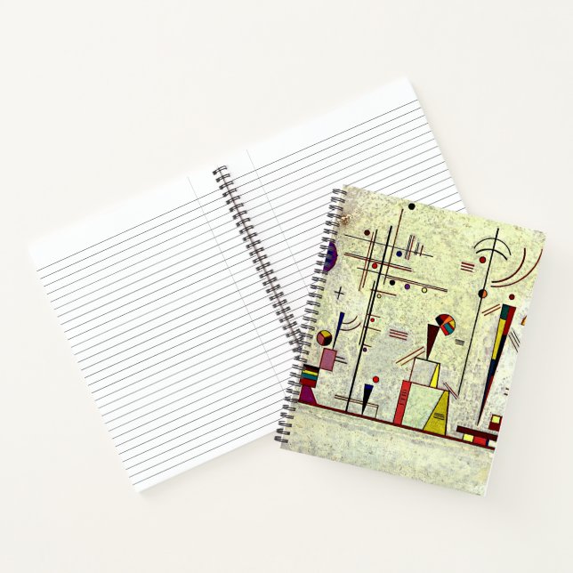 Kandinsky - Serious-Fun, abstract art, Notebook (Inside)