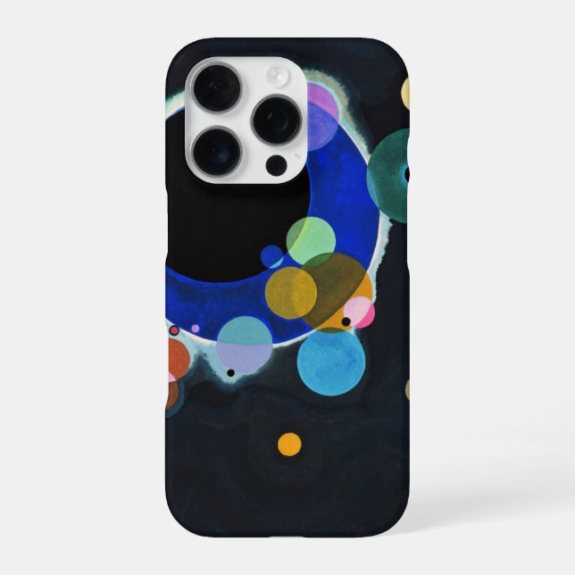Kandinsky Several Circles Abstract iPhone Case (Back)