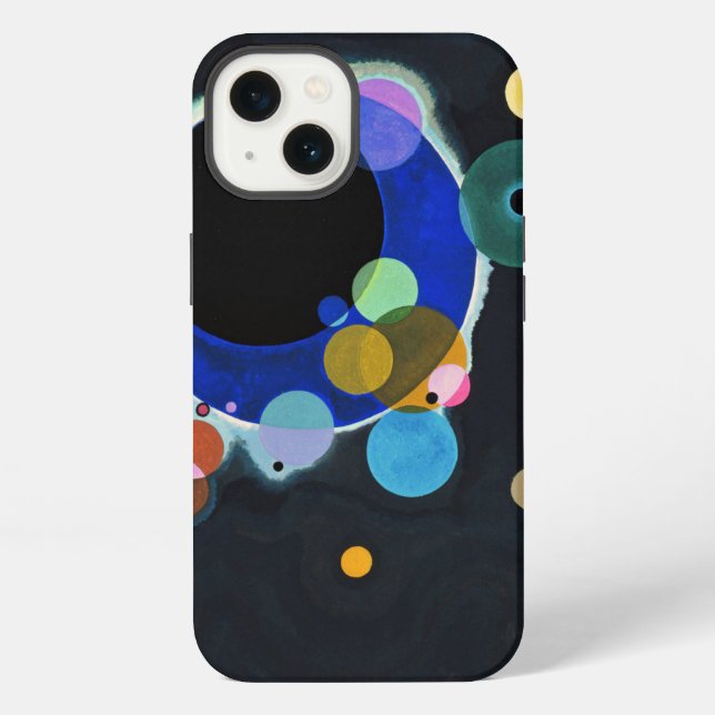 Kandinsky Several Circles Abstract iPhone Case (Back)