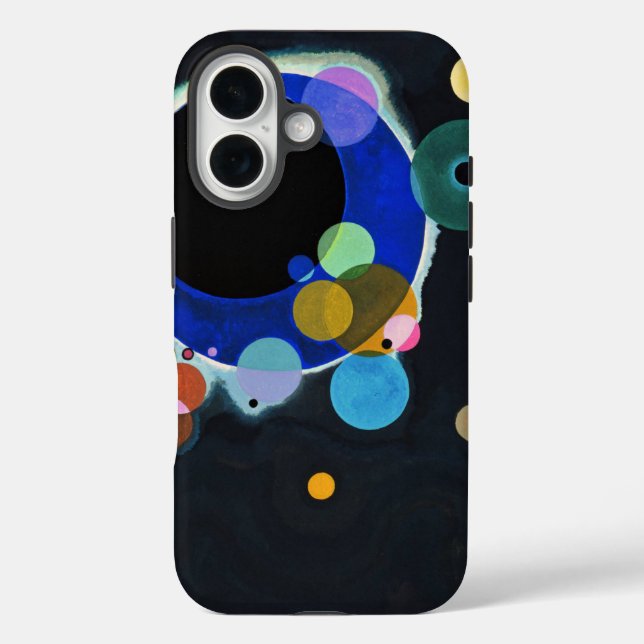 Kandinsky Several Circles Artwork Case-Mate iPhone Case (Back)