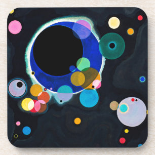 Kandinsky Several Circles Artwork Coaster