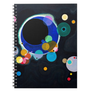 Kandinsky Several Circles Artwork Spiral Notebook