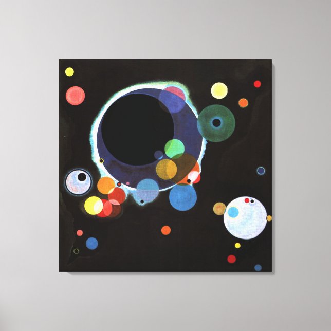 Kandinsky - Several Circles  Canvas Print (Front)