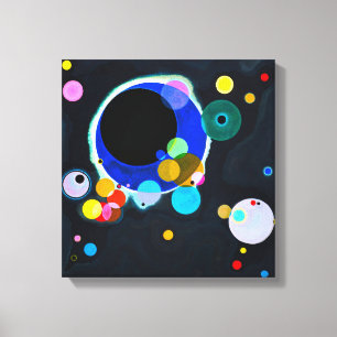 Kandinsky Several Circles Canvas Print