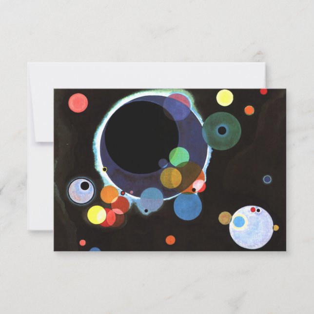 Kandinsky - Several Circles Card (Front)