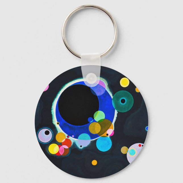 Kandinsky Several Circles Key Chain (Front)