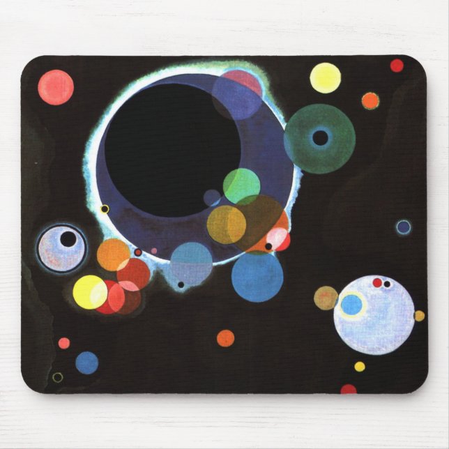 Kandinsky - Several Circles Mouse Pad (Front)
