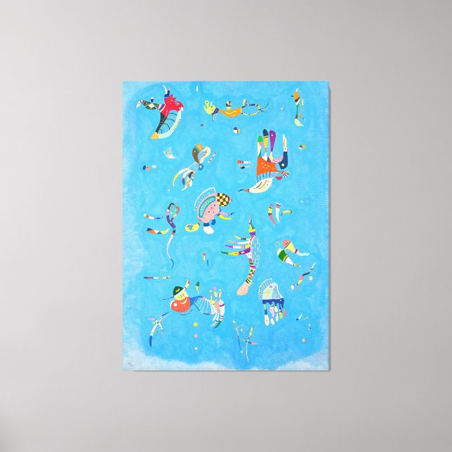 KANDINSKY - SKY BLUE (Bleu de Ciel) - 1940 -  Canvas Print (Front)