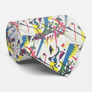 Kandinsky Small Worlds - Abstract Art Silk Tie