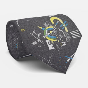 Kandinsky Small Worlds - Abstract Art Tie