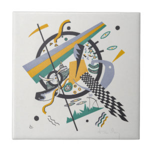 Kandinsky Small Worlds IV Abstract Art Tile