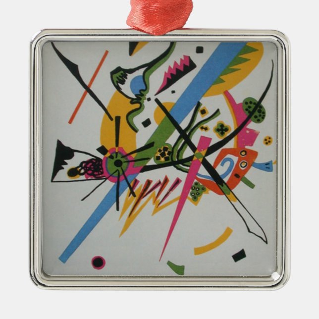 Kandinsky Small Worlds Kleine Welts I Metal Tree Decoration (Front)