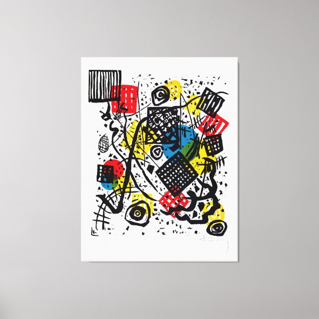KANDINSKY - SMALL WORLDS V - 1922 - Bauhaus - Canvas Print (Front)