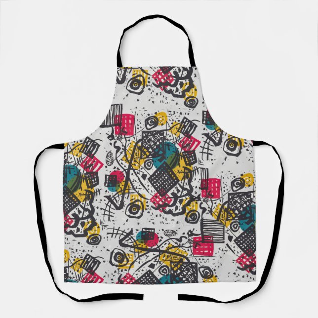 Kandinsky Small Worlds V Abstract Classic Apron (Front)