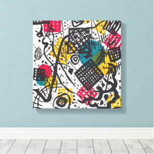 Kandinsky Small Worlds V Abstract Classic Canvas Print