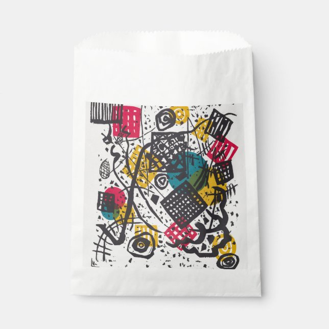 Kandinsky Small Worlds V Abstract Classic Favour Bags (Front)