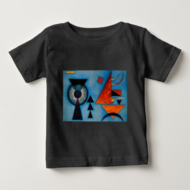 Kandinsky Soft Hard Abstract Baby T-Shirt (Front)