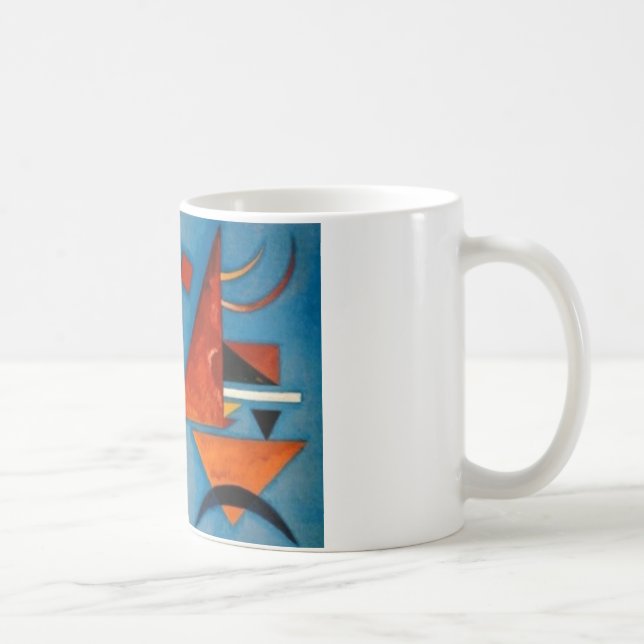 Kandinsky Soft Hard Abstract Coffee Mug (Right)