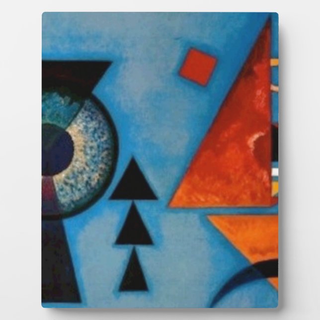 Kandinsky Soft Hard Abstract Plaque (Front)
